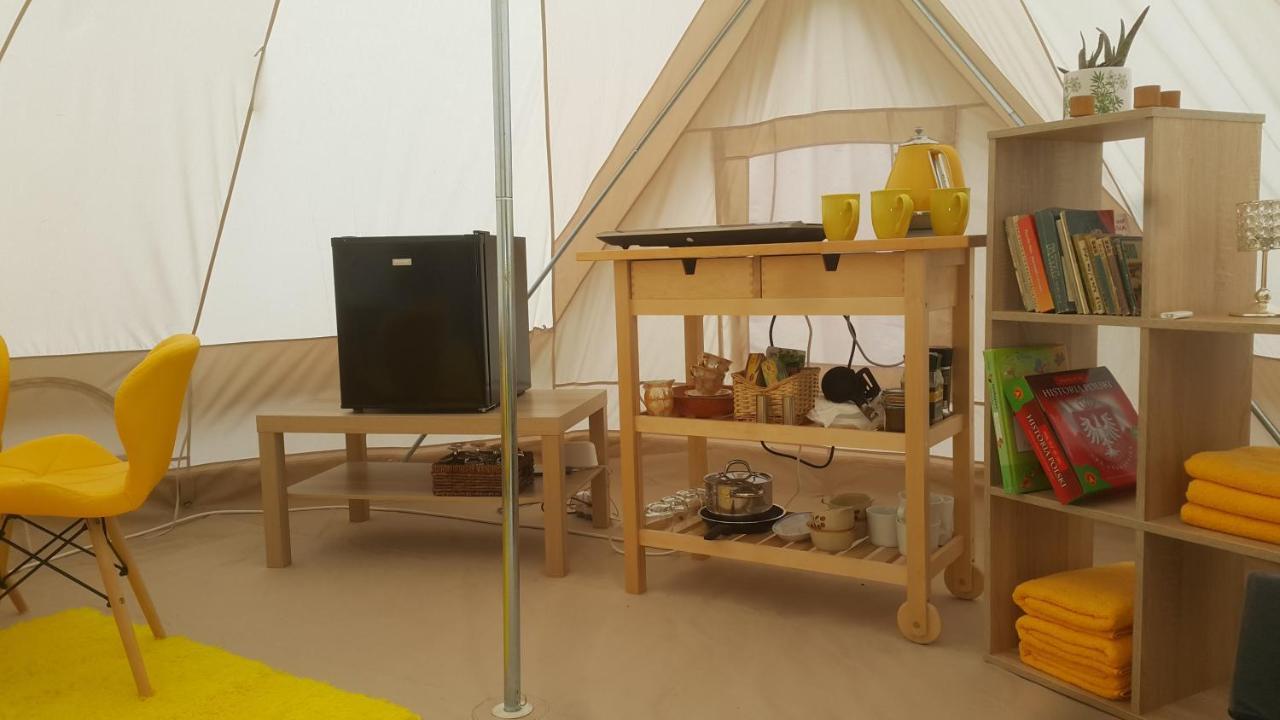 Glamping Z Alpakami Otel Jankowice  Dış mekan fotoğraf
